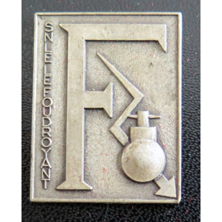 Insigne argenté du sous marin SNLE LE FOUDROYANT Arthus Bertrand Paris