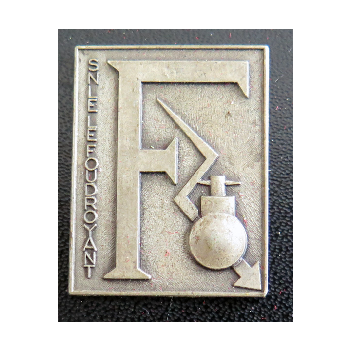 Insigne argenté du sous marin SNLE LE FOUDROYANT Arthus Bertrand Paris