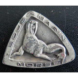 insigne argenté du sous-marin océanique MORSE Arthus Bertrand Paris