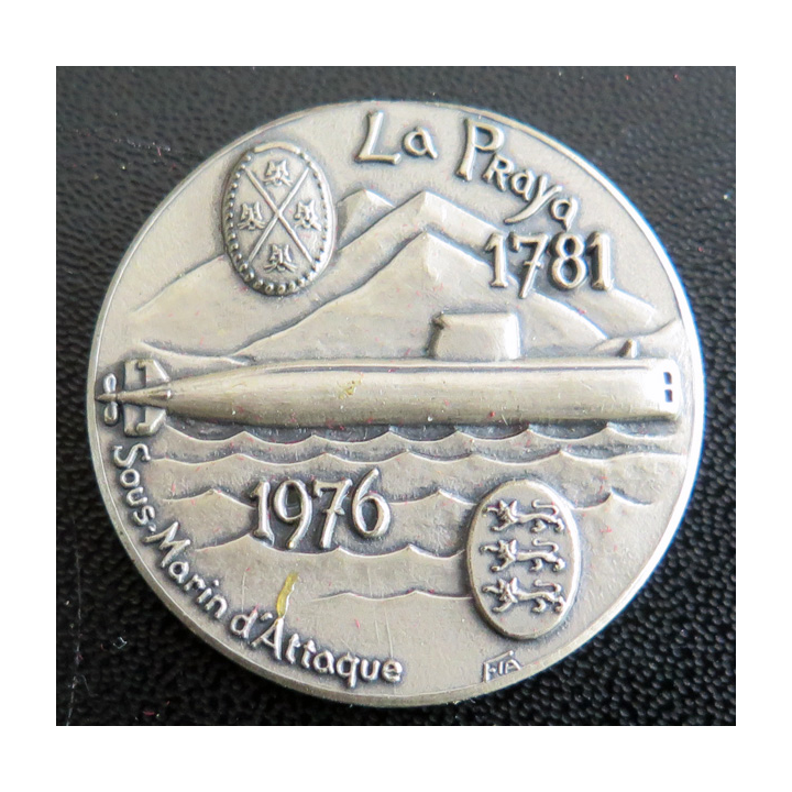 Rondache argentée du sous-marin d'attaque LA PRAYA FIA