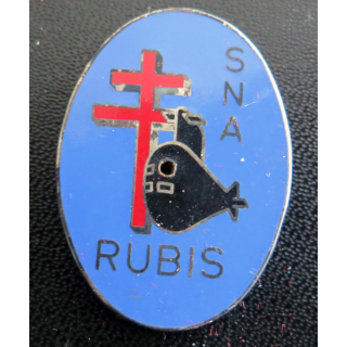 Insigne du sous-marin d'attaque RUBIS AB Paris
