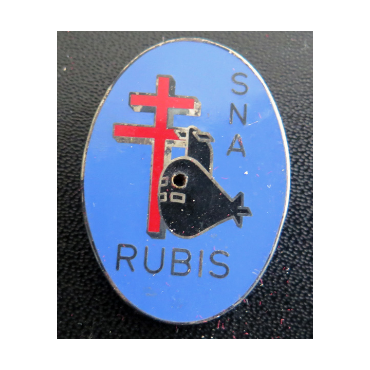 Insigne du sous-marin d'attaque RUBIS AB Paris
