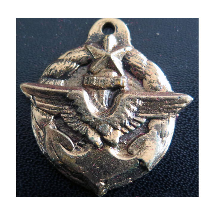 Porte clef en bronze de pilote de l'aéronavale