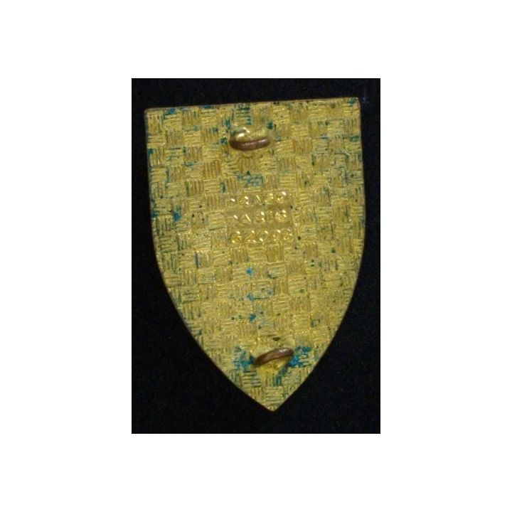 33°RG : insigne du 33° régiment du Génie en émail de fabrication Drago G. 2093