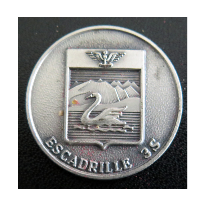 3 S : Rondache argentée de l'escadrille 3 S FIA