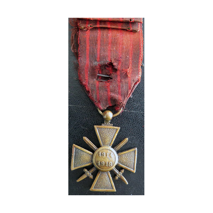 FRANCE : Croix de guerre 1914-1918 avec trois palmes