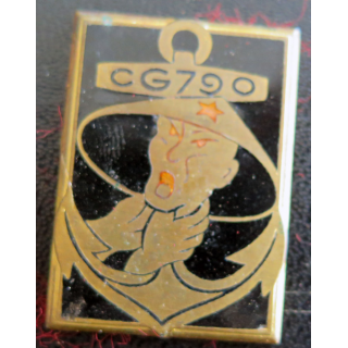 CG 790 : Insigne de la compagnie de garde 790 Drago Olivier Métra en émail