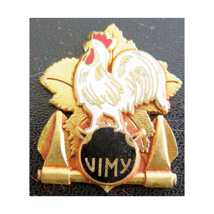 VIMY : Insigne de l'Aviso Dragueur Vimy Augis en émail