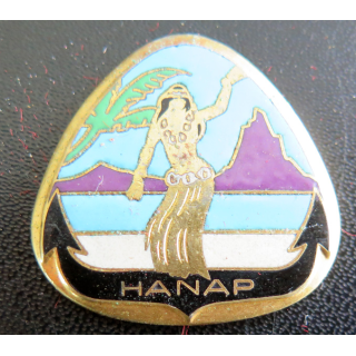 HANAP : insigne du bâtiment transport HANAP Arthus Bertrand Paris en émail