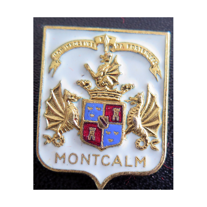 MONTCALM : insigne du Croiseur Montcalm FIA en émail.