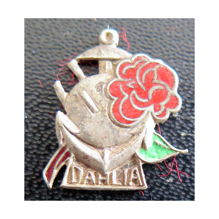 DAHLIA : insigne du Dragueur DAHLIA 20 mm en émail