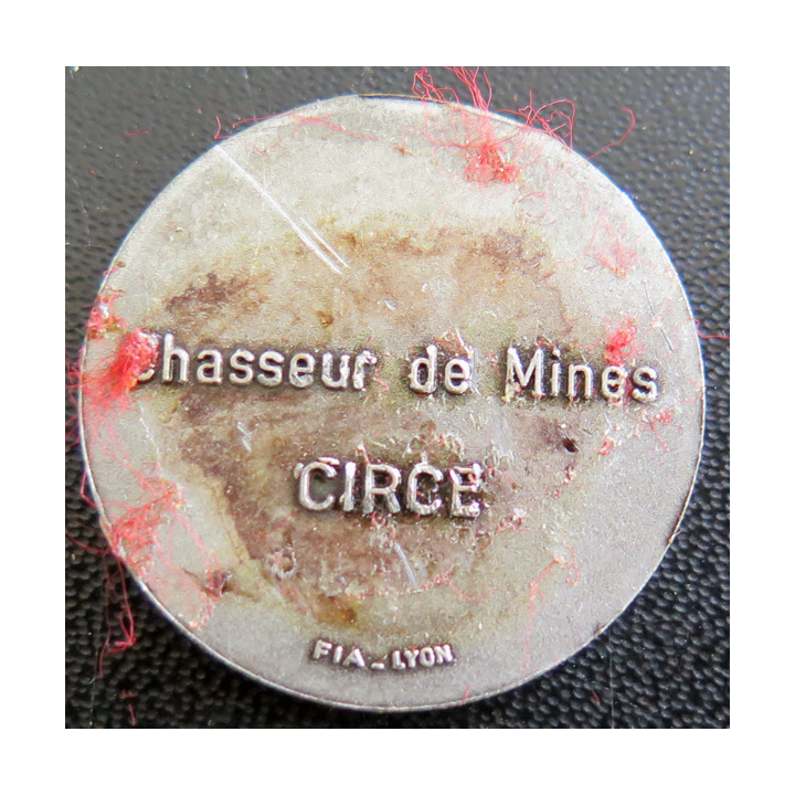 Rondache argentée du Chasseur de Mines CIRCE FIA