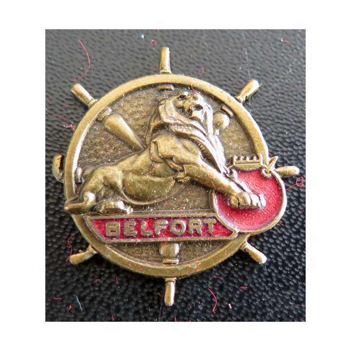 BELFORT : insigne de l'Aviso Dragueur BELFORT en émail