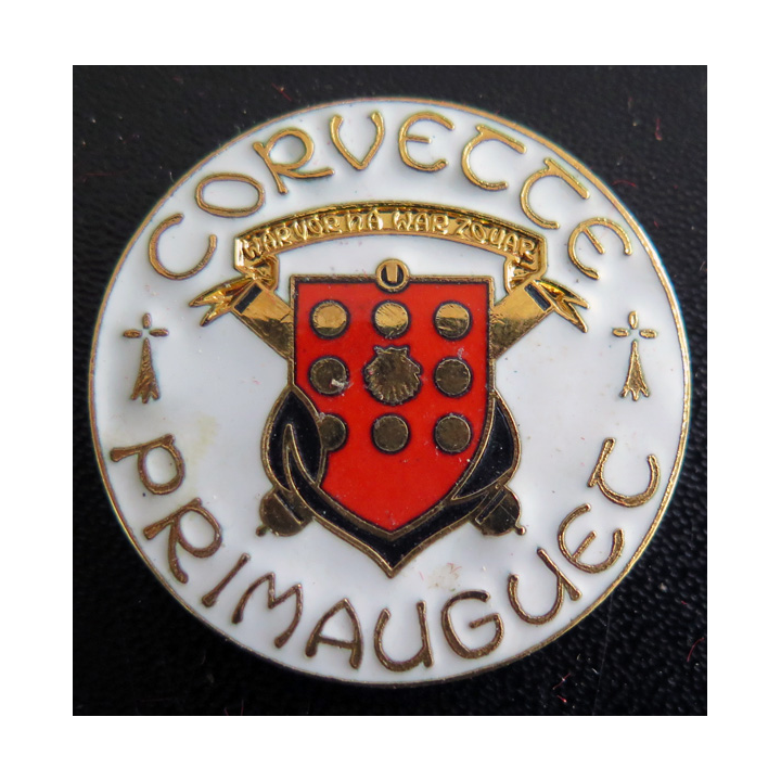 Rondache émaillée de la Corvette PRIMAUGUET