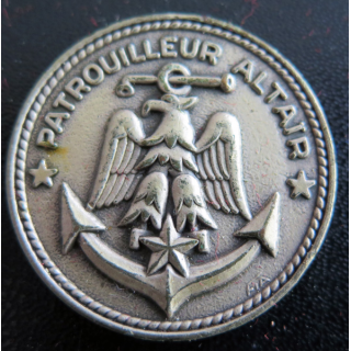 Rondache argentée du Patrouilleur ALTAIR FIA