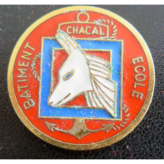 Rondache émaillée du bâtiment école CHACAL FIA