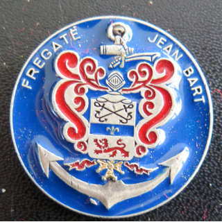 Rondache émaillée de la Frégate JEAN BART FIA