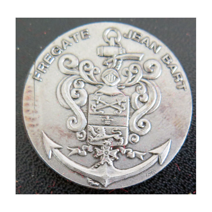 JEAN BART : Rondache argentée de la Frégate JEAN BART FIA