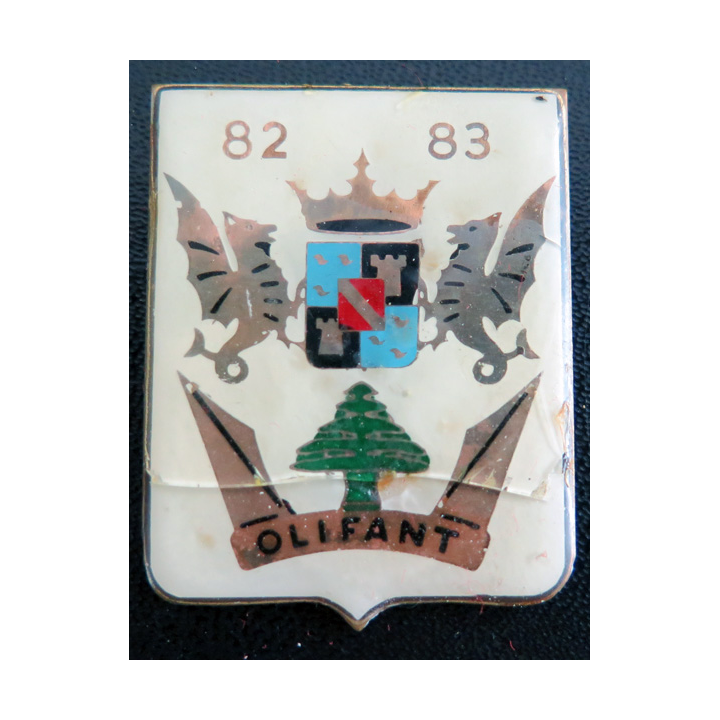 MONTCALM : insigne de la Corvette Montcalm 82-83 Locale Liban