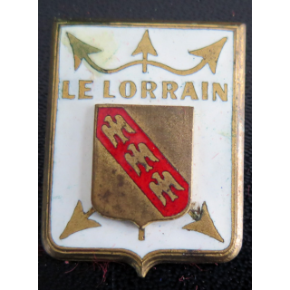 LE LORRAIN : insigne du Contre torpilleur Le Lorrain en émail