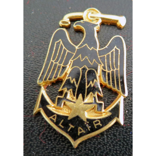 ALTAIR : insigne du Dragueur côtier Altair en émail