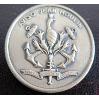 JEAN MOULIN : Rondache argentée de l'Aviso Jean Moulin FIA