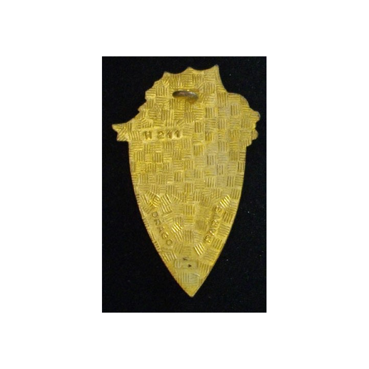 4° RG : 4° RÉGIMENT DU GÉNIE (DRAGO 211) ÉMAIL 1 ATTACHE ABSENTE