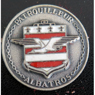 ALBATROS : rondache émaillée du patrouilleur Albatros