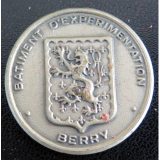 BERRY : Rondache argentée du Bâtiment d'expérimentation BERRY FIA