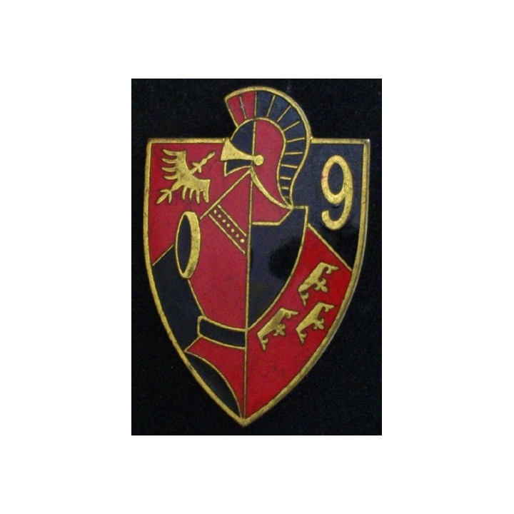 9° RG : 9° RÉGIMENT DU GÉNIE (DRAGO 1909) ÉMAIL