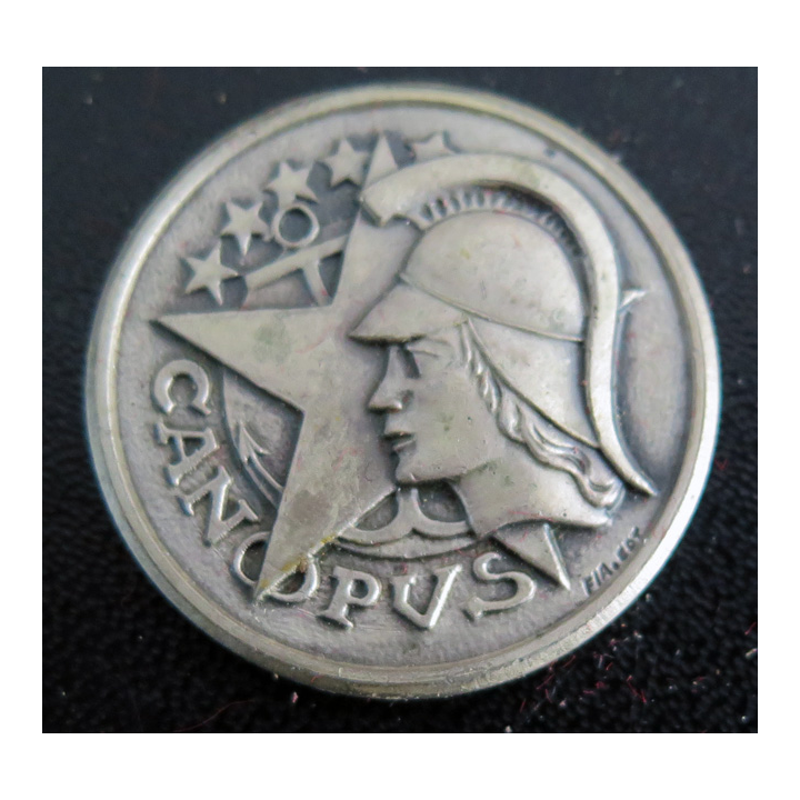 CANOPUS : Rondache argentée du Dragueur côtier Canopus FIA