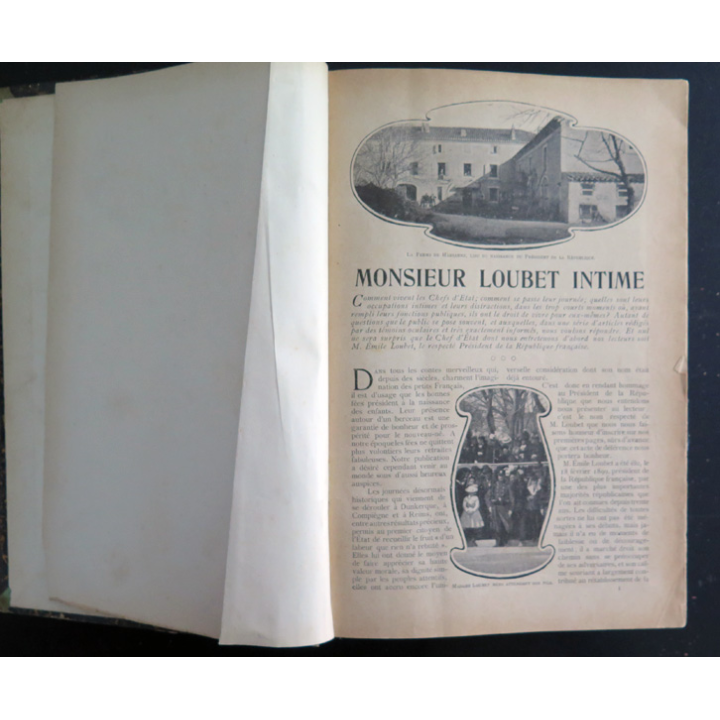 Lectures modernes volume 1 année 1902 - Monsieur Loubet intime - nos angoisses en chine - fillette et fiston par Brieux - Pernel