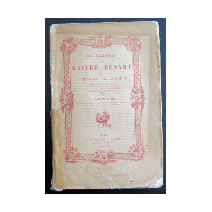 les aventures de Maître Renart et d'Ysengrin son compère par A. Paulin 1861