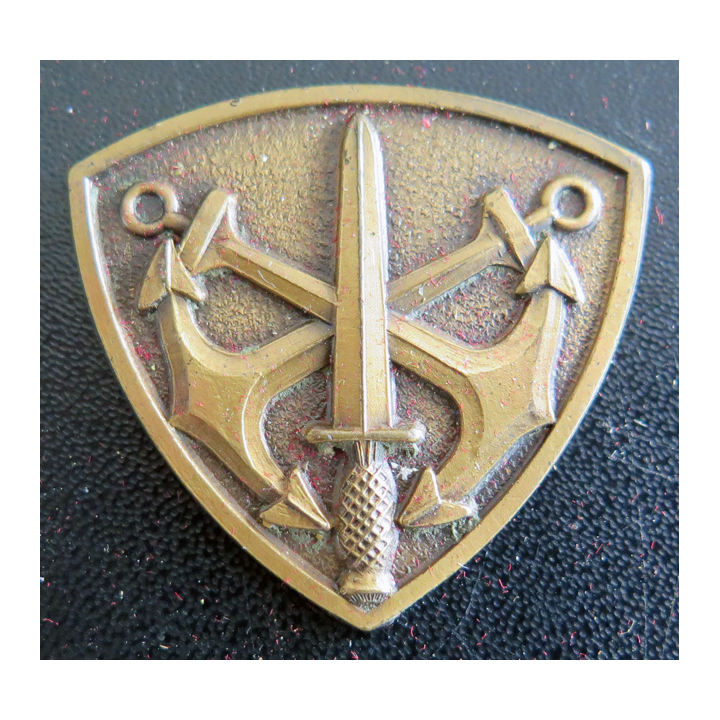 Commando Marine : Insigne de béret des commandos marine 40 mm Drago Paris