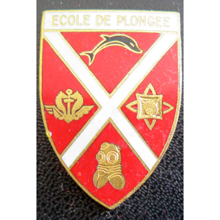 Insigne de l'école de Plongée Augis en émail