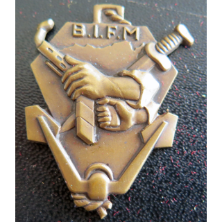 BIFM : Insigne en bronze du Bataillon d'Intervention des fusiliers marins Arthus Bertrand Paris