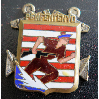 Penfentenyo : insigne du commando de Penfentenyo type 1 Courtois en émail