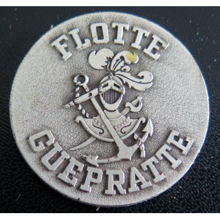 GUEPRATTE : rondache argentée de la Flotte Guepratte