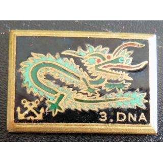 3° DNA : insigne de la 3° Division navale d'assaut (Courtois) en émail