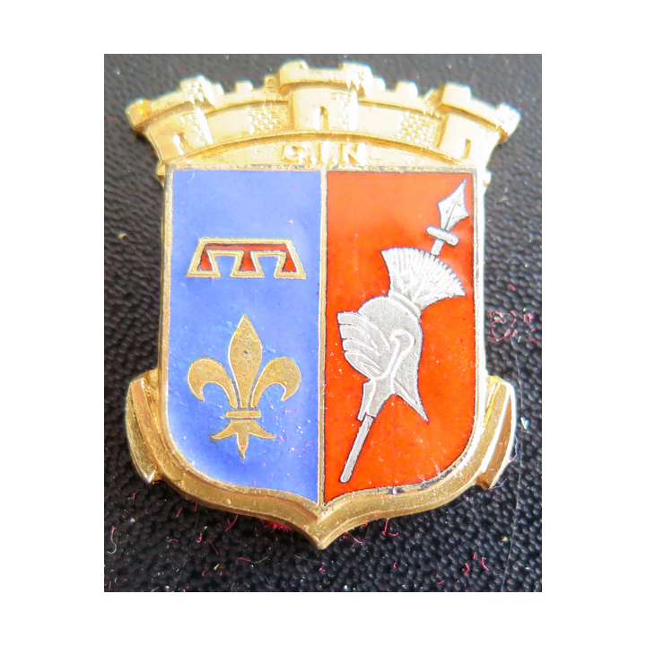 CIN : insigne du centre d'instruction naval de Saint Mandrier FIA en émail