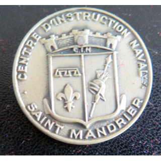 CIN : rondache argentée du centre d'instruction naval de Saint Mandrier FIA