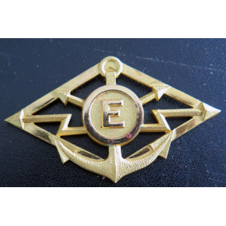 Brevet électro : Insigne de brevet électronicien de la Marine attaches pin's cassées
