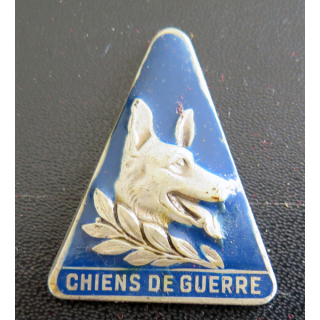 Insigne des chiens de guerre fond bleu Drago Paris