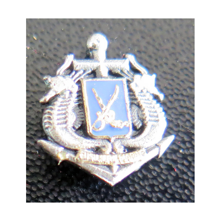 Pin's de l'insigne de béret des fusiliers marins hauteur 1,5 cm