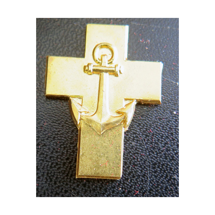 Insigne de bonnet d'aumônier catholique de la Marine