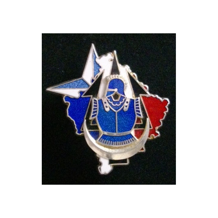 19° RG : 19° RÉGIMENT DU GÉNIE KOSOVO TRIDENT PRESTIGE ARGENTÉ