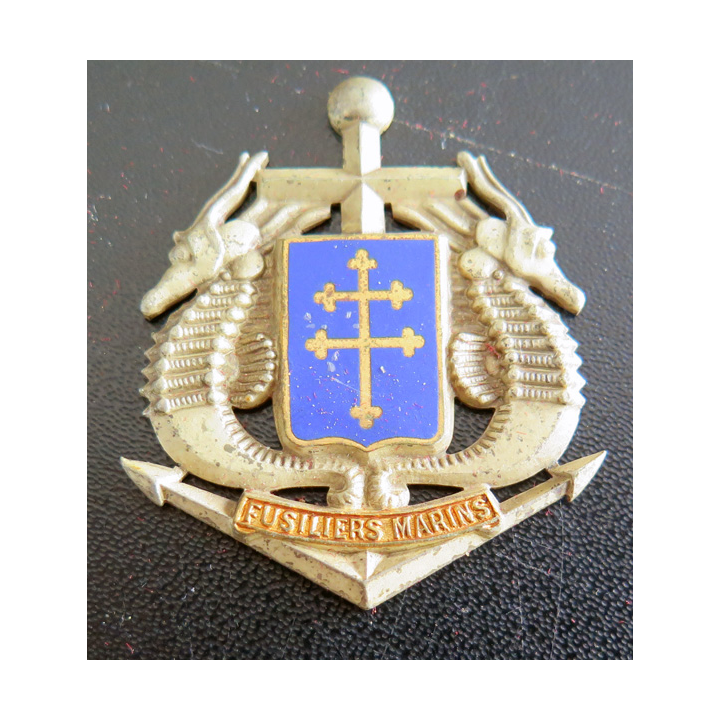 1° DFL : insigne du régiment de fusiliers marins AUGIS SANS ATTACHE