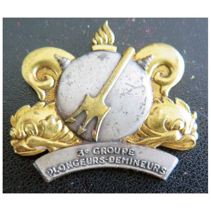 3° GPD : insigne du 3° groupe de plongeurs démineurs Drago Paris