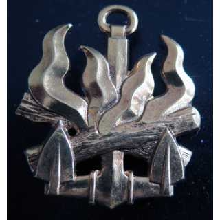 PCDF : insigne de spécialité de personnel civil de direction de foyer 2 attaches pin's