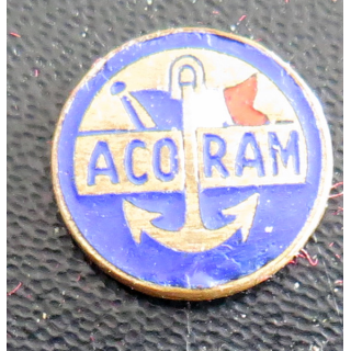 ACORAM :  boutonnière de l'association centrale des officiers de réserve de la Marine nationale